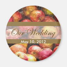 Cesta 1 de Apple nuestro boda Imán