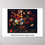 Cesta de flores de Jacques Linard Impresiones