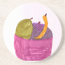 Cesta de fruta posavasos diseño