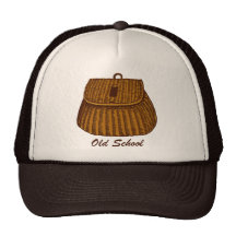 Cesta de la pesca de la escuela vieja gorro de camionero