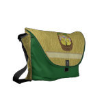 Cesta de Pascua de la Cuero-Mirada Bolsas Messenger