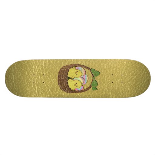 Cesta de Pascua de la Cuero-Mirada Monopatín Personalizado