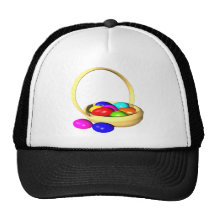 Cesta de Pascua Gorros Bordados
