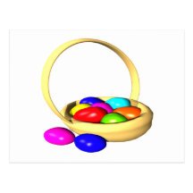 Cesta de Pascua Postales