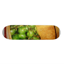 Cesta de uvas verdes patin personalizado