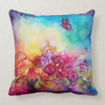 CESTA Y MARIPOSA DE LA FLOR DE THUMBELINA ALMOHADA