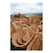 Cestas de mimbre foto