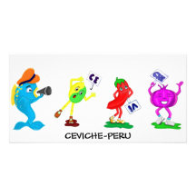 CEVICHE-PERU TARJETAS FOTOGRÁFICAS 