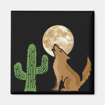 CG imán del coyote del grito