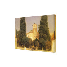 Chalet Malta, Roma, Leighton, arte del Victorian d Impresiones En Lona