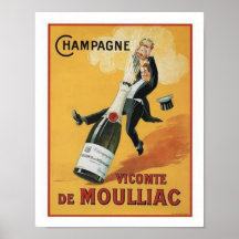Champán Viconte De Mouillac Poster