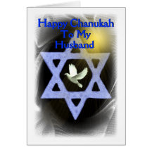 Chanukah feliz - a mi marido felicitación