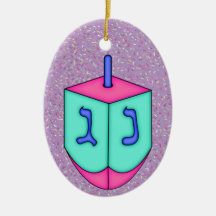 Chanukkah Dreidel Ornamento Para Arbol De Navidad