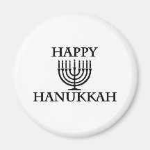 Chanukkah feliz imán de frigorífico
