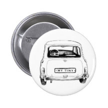 Chapa Coche inglés clásico Boton