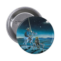 Chapa del prendedor del botón de DON QUIJOTE Pins