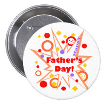 Chapoteo feliz del día de padre pins