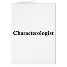 Characterologist Tarjeta