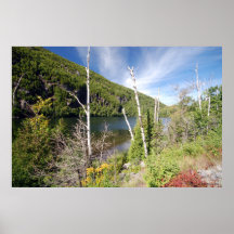 Charca de la capilla en el Adirondacks. impresión  Impresiones