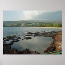 Charcas de Keiki, poster de Lanai Hawaii