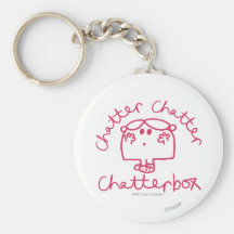 Charla de la charla llavero personalizado