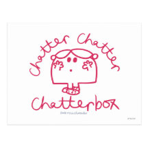 Charla de la charla tarjetas postales