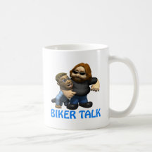 Charla del motorista tazas de café