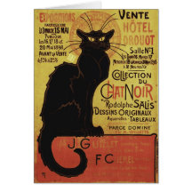 Charla Noir, Vente Hôtel Drouot Steinlen del vinta Felicitación