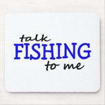 Charla que pesca a mí tapete de raton