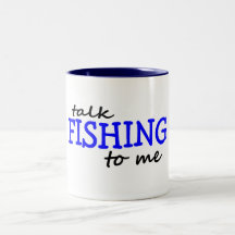 Charla que pesca a mí taza de café