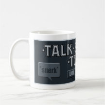 Charla Snarky a mí taza