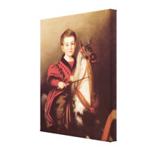 Charles Lavalle Jessop (muchacho en un caballo mec Lona Estirada Galerias