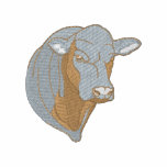 Charolais Sudadera Bordada Con Capucha