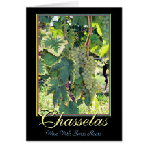 Chasselas - vino blanco con las raíces suizas - Ro Felicitación