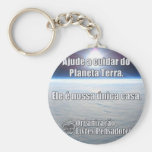 Chaveiro Ajude a cuidar do Planeta Terra