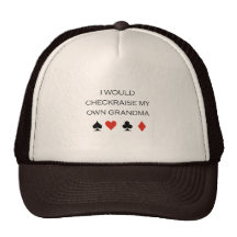 Checkraise mi propia camiseta de la abuela gorras