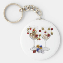 CheerfulWineGlasses053110 Llaveros