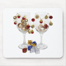CheerfulWineGlasses053110 Tapetes De Ratón