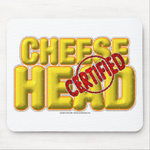 CheeseHead certificado Alfombrilla De Raton