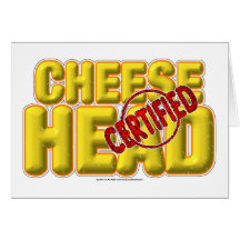 CheeseHead certificado Tarjetón