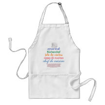 chef de cuisine delantal