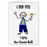 Chemo Bell - cinta amarilla Felicitación