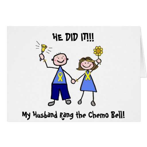 Chemo Bell - cinta amarilla Felicitación