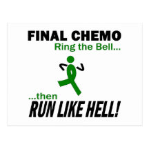 Chemo final corre mucho - cáncer de hígado postales