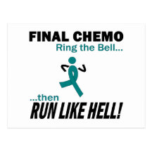 Chemo final corre mucho - cáncer ovárico postales