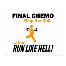 Chemo final corre mucho - leucemia postales
