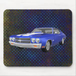Chevelle 1970 SS: Final azul: Mousepad Alfombrilla De Ratones