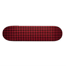 Chevon comprueba rojo y negro monopatines personalizados