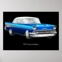 Chevrolet 1957 Belair Posters