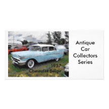 Chevrolet 1957 Belair Tarjetas Fotográficas Personalizadas